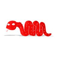 funny cartoon snake N36