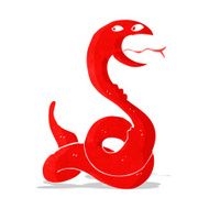 cartoon hissing snake N20