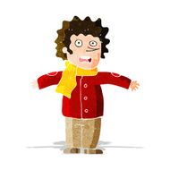 cartoon surprised man N51