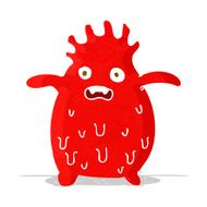 cartoon funny slime monster N6