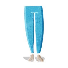 cartoon female legs N5