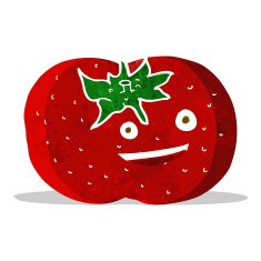 Cartoon Tomato N42