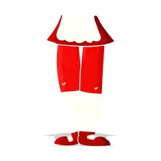 cartoon female legs N6