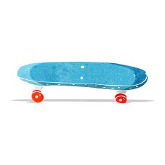 Cartoon Skateboard N19