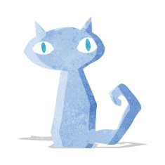 Cartoon Cat N189
