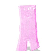 cartoon pair of pink pants N2