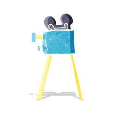 cartoon movie camera N2