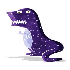 cartoon dinosaur N92