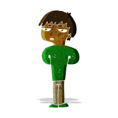 cartoon antisocial boy N2