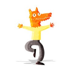 cartoon fox man N6