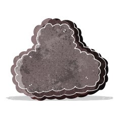 Cartoon Rain Cloud N24