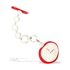 Cartoon Old Pocket Watch N3