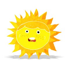 sun cartoon character N4
