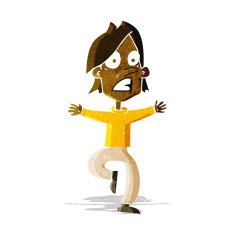 cartoon panicking man N5