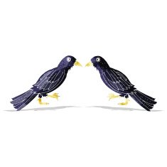 cartoon crows