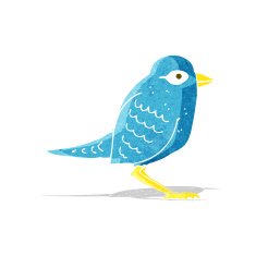cartoon garden bird N8
