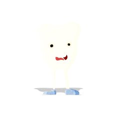 cartoon happy tooth N10