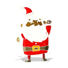 Cartoon Santa Claus N182