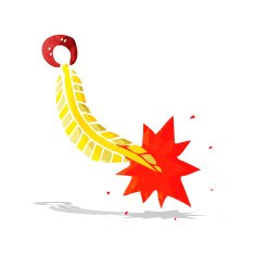 Cartoon Feather N14