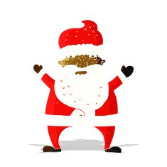 cartoon stressed out santa N2