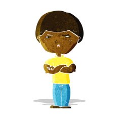 cartoon grumpy man N5