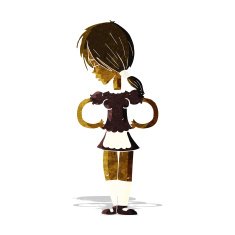 Cartoon Waitress N12