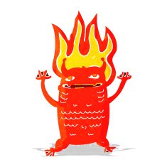 cartoon little monster N35