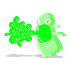 funny cartoon ghost N17