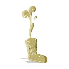 cartoon old boot N7