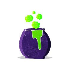cartoon cauldron N8
