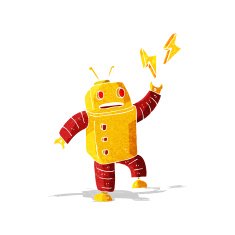 Cartoon Robot N113