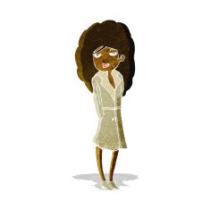 Cartoon Female Spy N12
