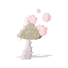 cartoon weird mushroom N3