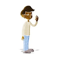 cartoon arrogant boy N2