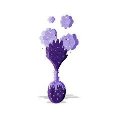 cartoon exploding chemicals