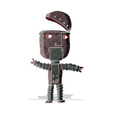 Cartoon Robot N114