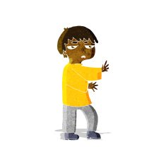 cartoon man gesturing N8