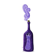 cartoon letter in a bottle N5