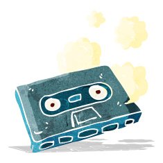 cartoon cassette tape N7