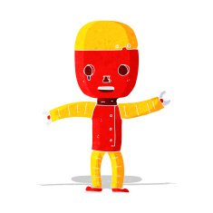 Cartoon Robot N115
