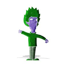 cartoon vampire man N25