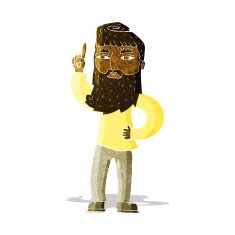 cartoon man with idea N64