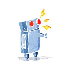 Cartoon Robot N116