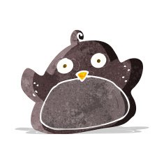Cartoon Bird N146