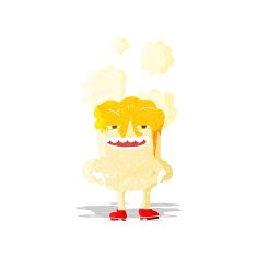 cartoon happy tooth N11