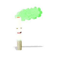 cartoon happy cigarette N2