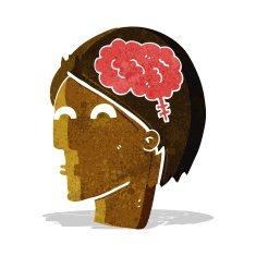 cartoon head with brain symbol N8