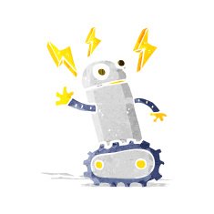 Cartoon Robot N118