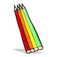 Cartoon Colored Pencils N3