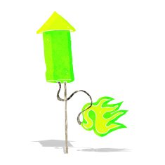 cartoon firework N25